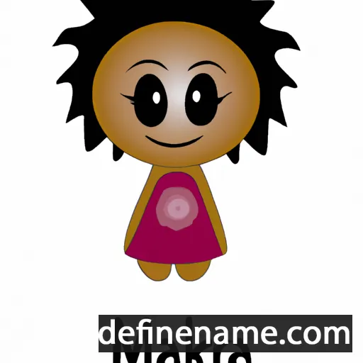 cartoon of the name Makira