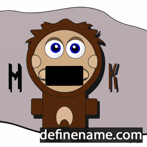 cartoon of the name Makka