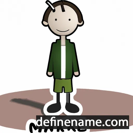 cartoon of the name Makke