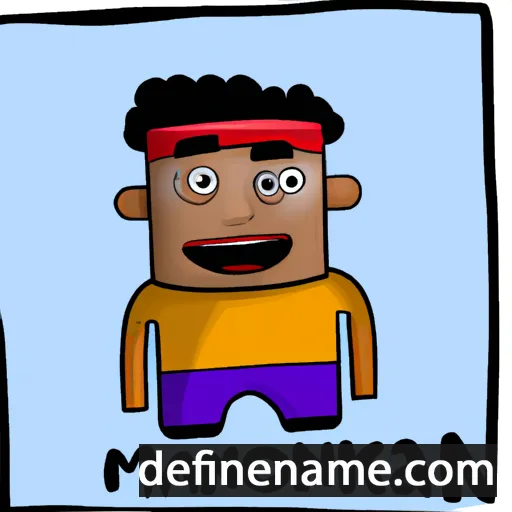 cartoon of the name Makonnen