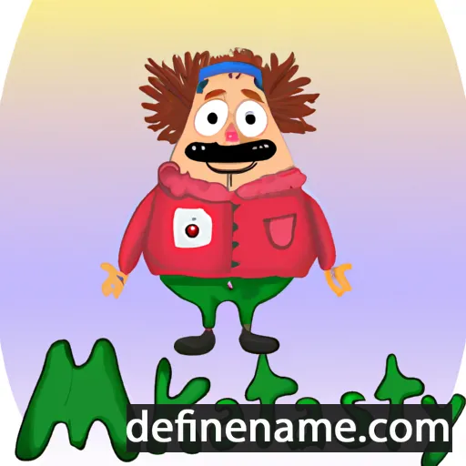 cartoon of the name Maksanty