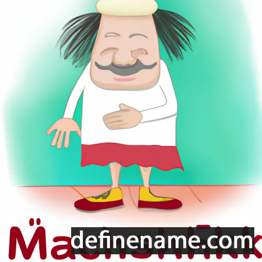 cartoon of the name Makshchim