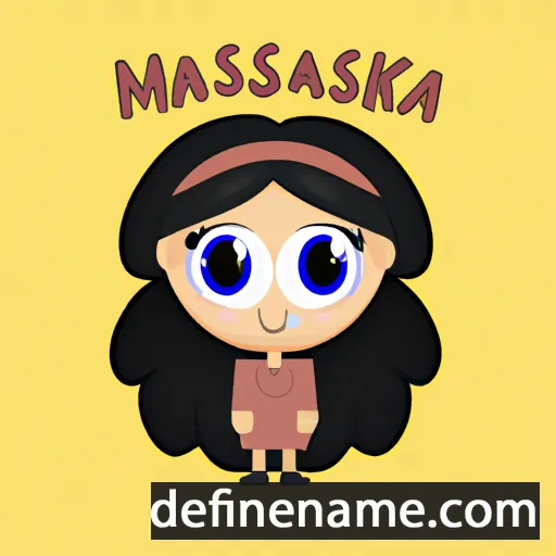 cartoon of the name Maksima