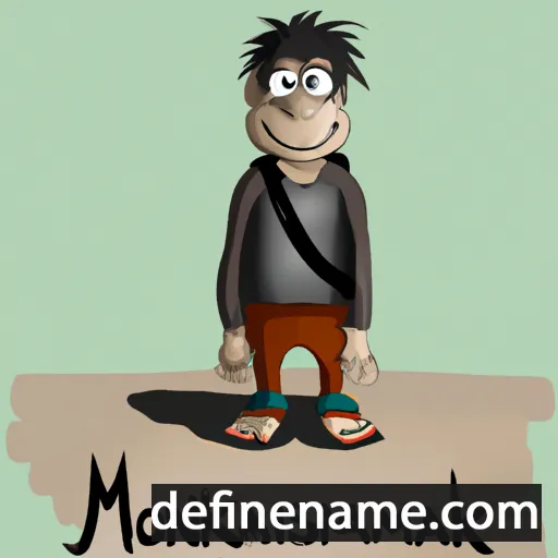 cartoon of the name Maksimian