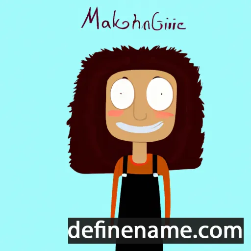 cartoon of the name Maksimiliane