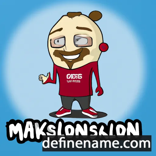 Maksymilión cartoon