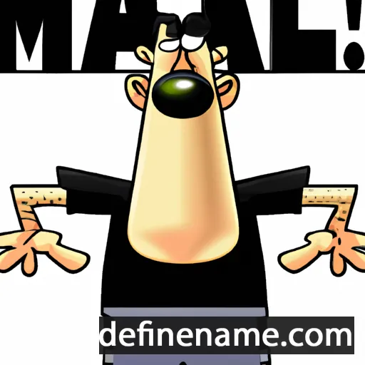 cartoon of the name Mal