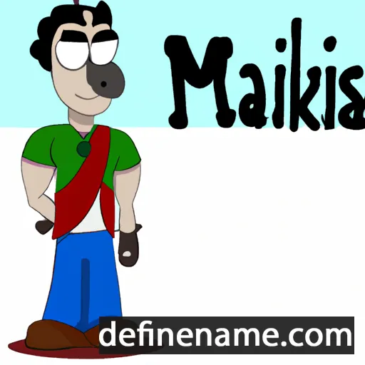 cartoon of the name Malakiás