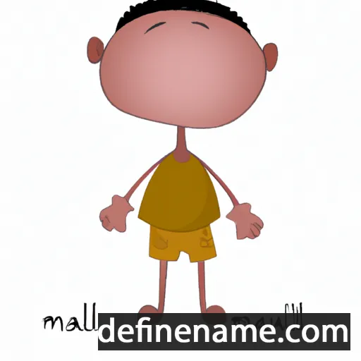 cartoon of the name Malami