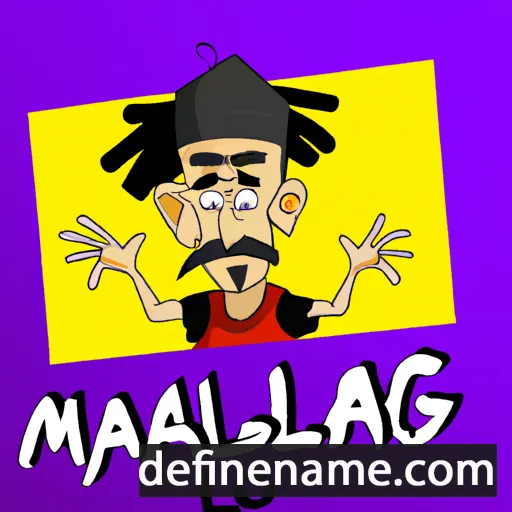 cartoon of the name Malang