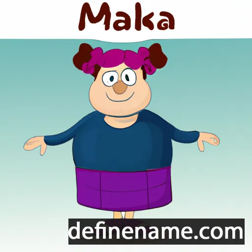 cartoon of the name Malanka