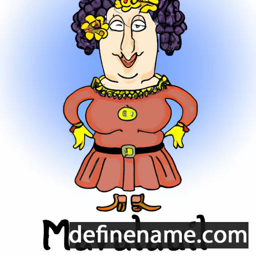 cartoon of the name Malarvili