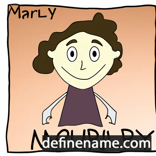 cartoon of the name Malaury