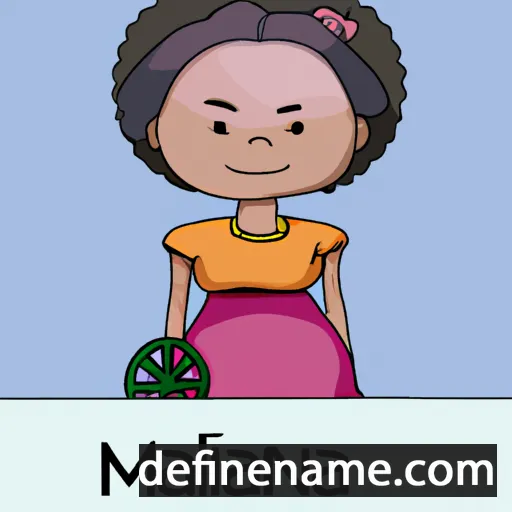 cartoon of the name Malawina