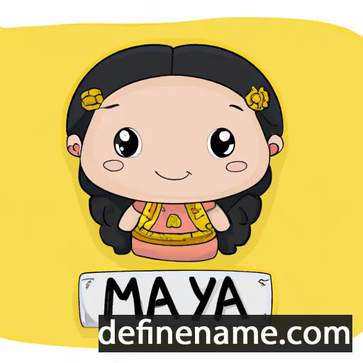 cartoon of the name Malaya