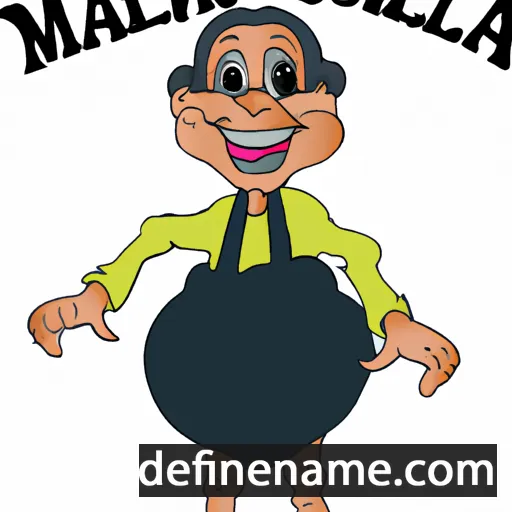 cartoon of the name Malcolmina