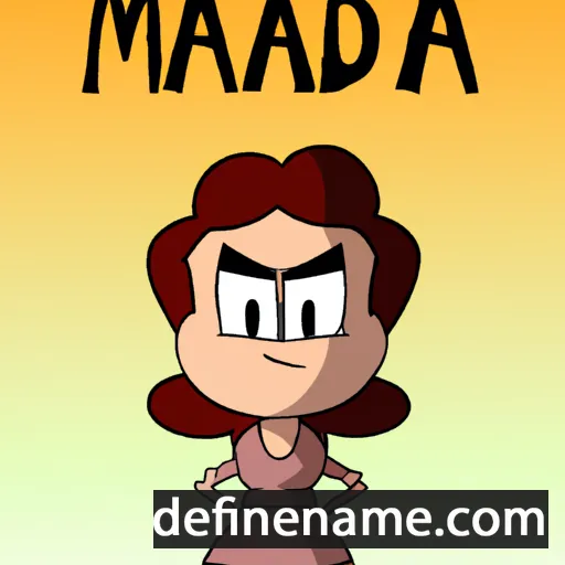 cartoon of the name Malda