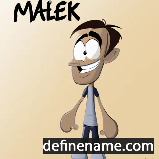 cartoon of the name Malek