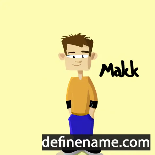 cartoon of the name Malek