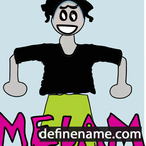 cartoon of the name Malem