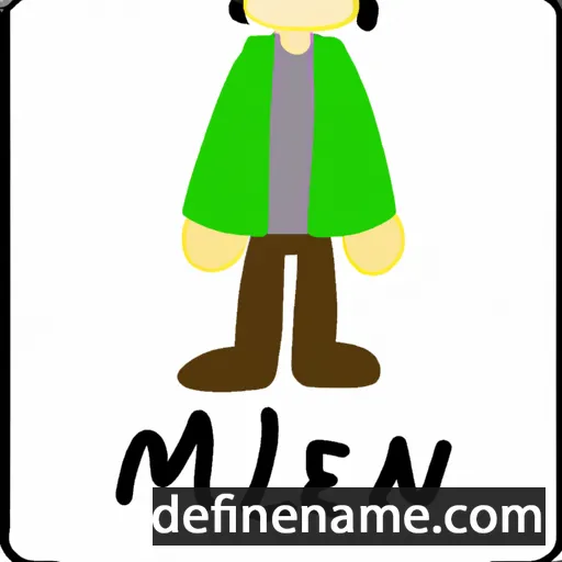 cartoon of the name Malen