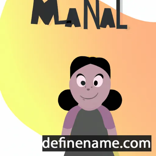 cartoon of the name Malena