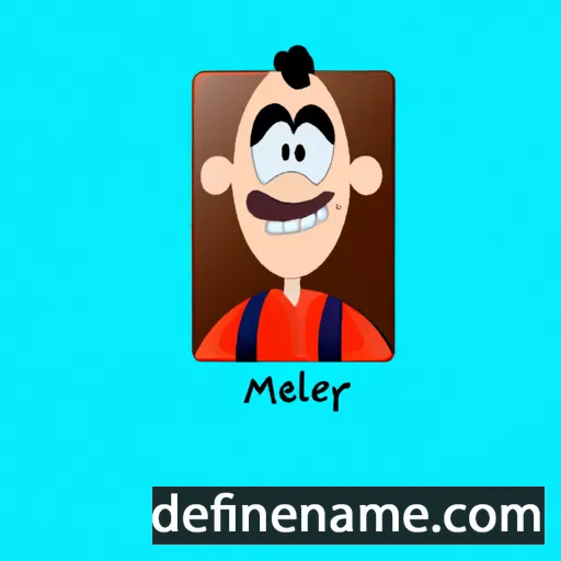 cartoon of the name Maley