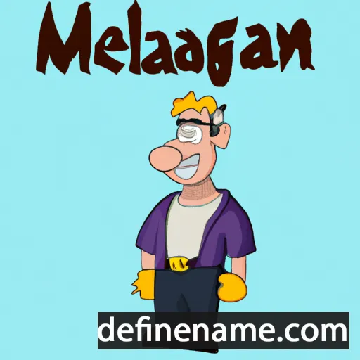 cartoon of the name Malgven