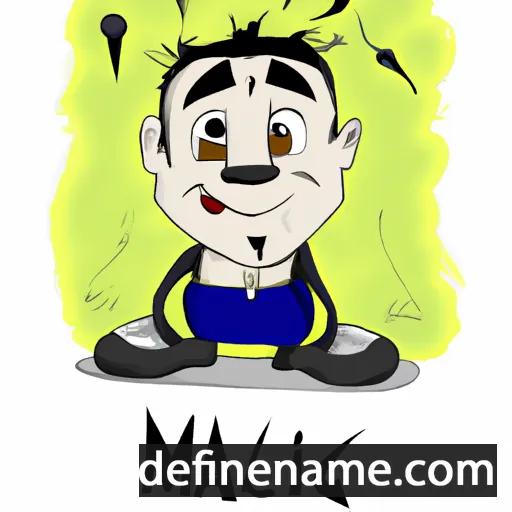 cartoon of the name Malic