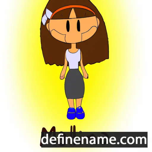 cartoon of the name Maliina