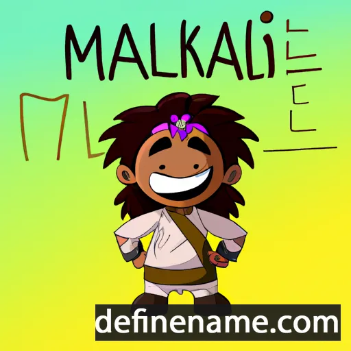 cartoon of the name Malikai