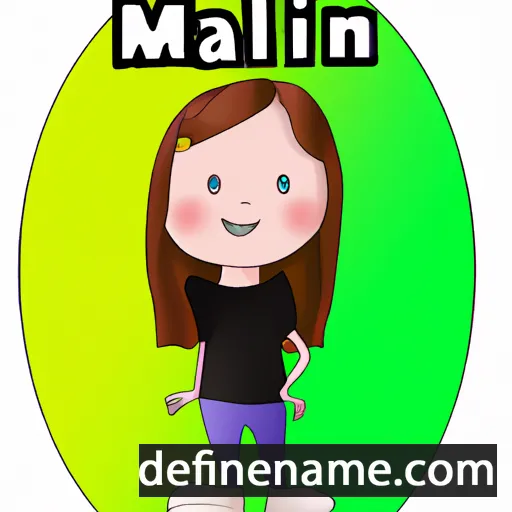 cartoon of the name Malin