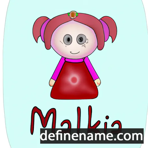 cartoon of the name Malinka