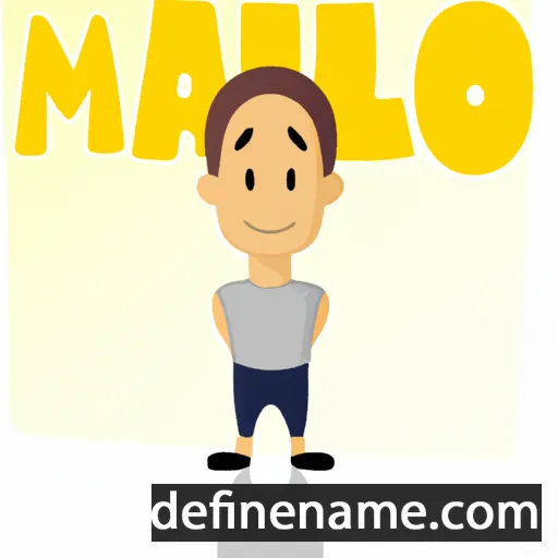 cartoon of the name Malio