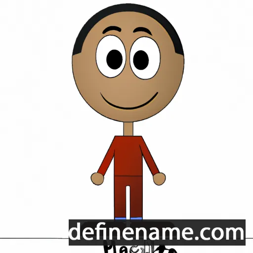 cartoon of the name Malique