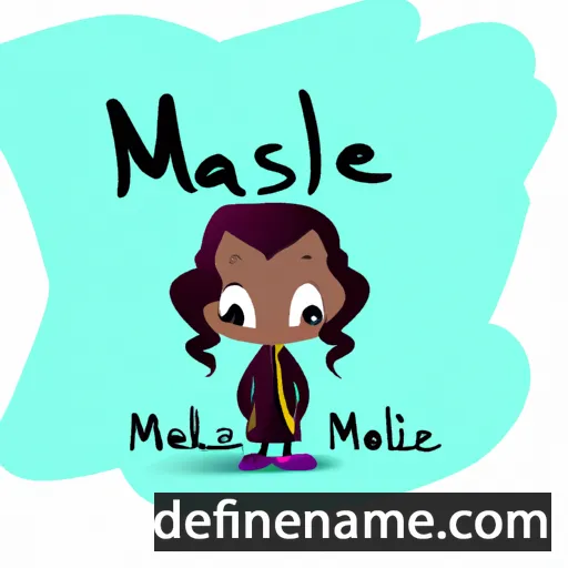 cartoon of the name Malise