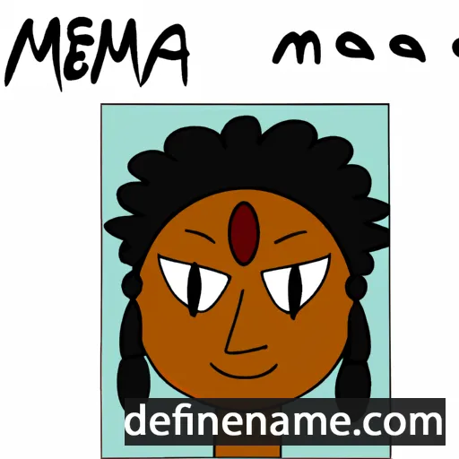 cartoon of the name Ma'méhá'e