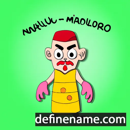 cartoon of the name Ma'murjamol