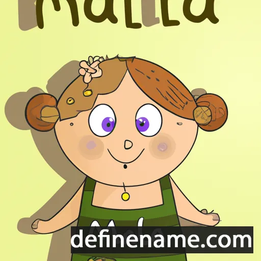 Málna cartoon