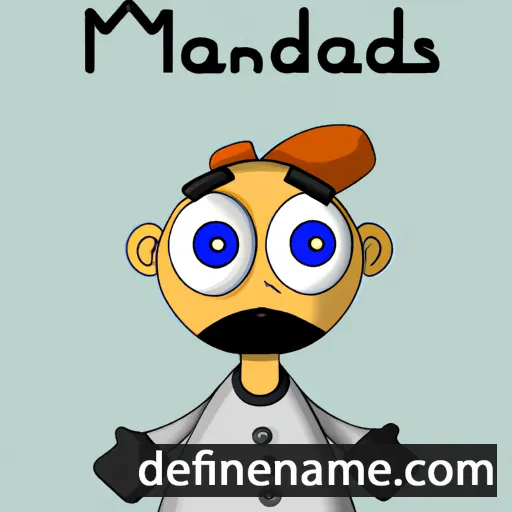 cartoon of the name Mánadís