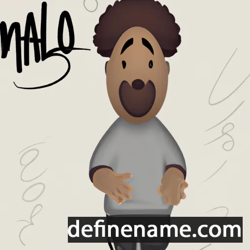 cartoon of the name Mâlo