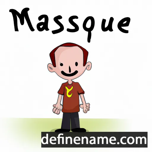 cartoon of the name Mânuse