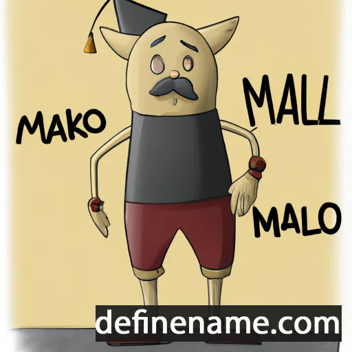 Małomir cartoon