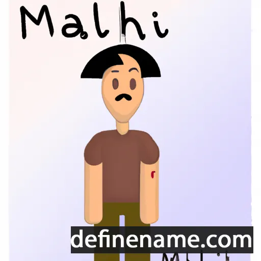 cartoon of the name Malith