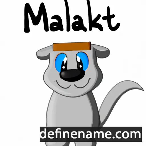 cartoon of the name Malkat