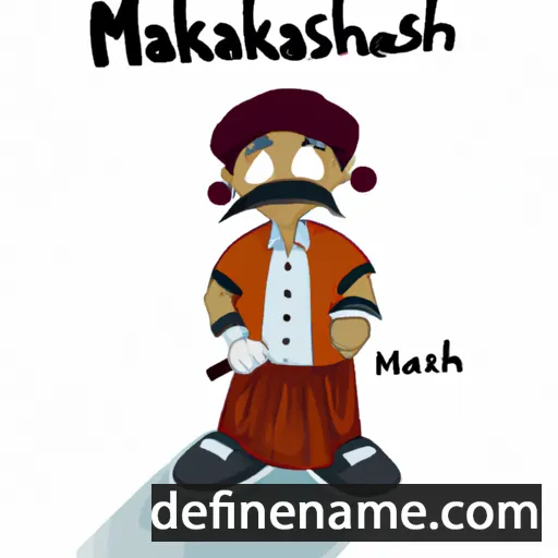 cartoon of the name Malkaush