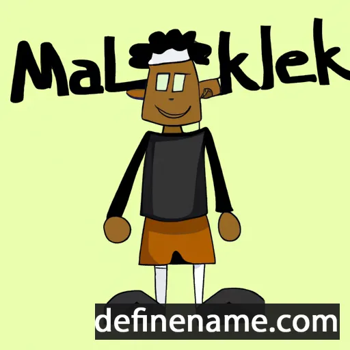 cartoon of the name Malkiel