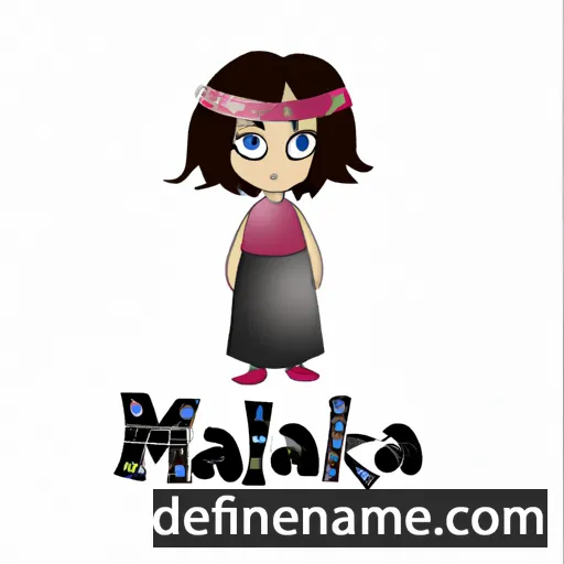 cartoon of the name Malkira