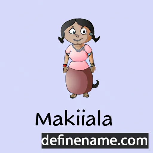 cartoon of the name Mallavika