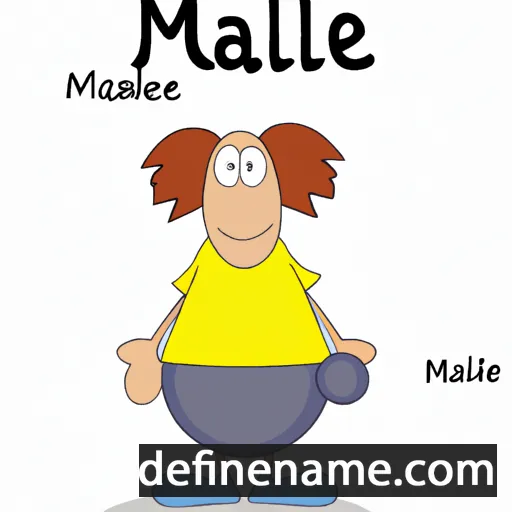 cartoon of the name Malle